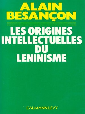 cover image of Les Origines intellectuelles du léninisme